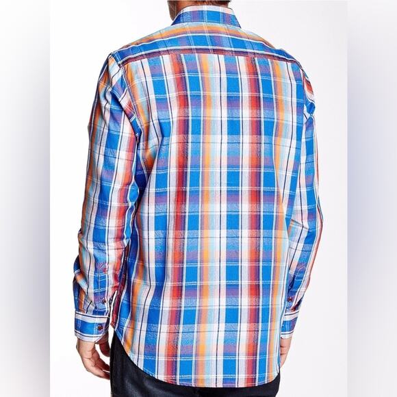 Robert Graham Alaska woven check print Casual Button Down Shirt XXL - Picture 2 of 15